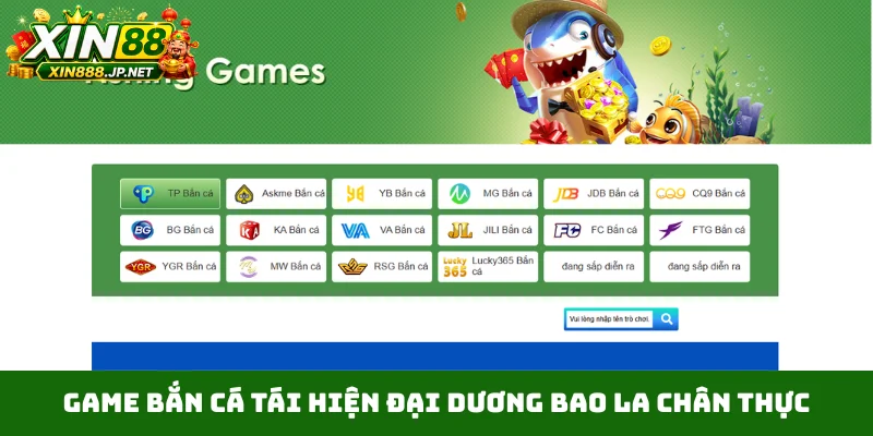 Game bắn cá tái hiện đại dương bao la chân thực